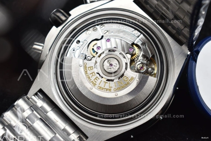 SS SS Edition 44mm Chronomat A7750 on Black 1:1 BLSF Dial B01 Best Bracelet 1112